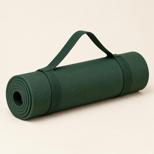 Green yoga mat